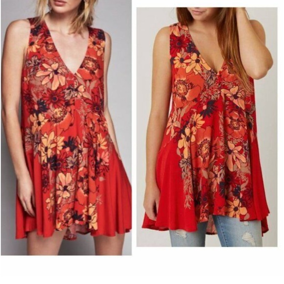 Free People Tops - Free People Backyard Printed Tunic/Dress